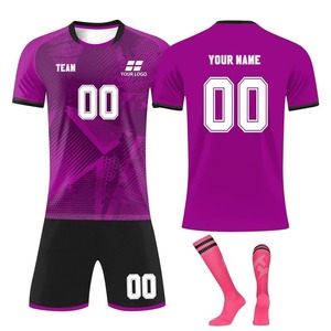 Maillots de football à manches courtes de haute qualité avec transfert thermique, nouveau ensemble complet, vente en gros, maillots de football pour hommes, tenue d'entraînement - Product Image 1