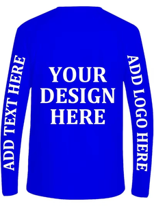 Best Selling Men's O-Neck Knitted Jersey Casual Blank T-Shirt 100% Cotton Long Sleeve Solid Eco-Friendly Quick Dry Breathable - Product Image 3
