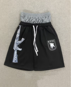 Shorts en jean double taille pour hommes – Tendance estivale, style décontracté streetwear - Product Image 3