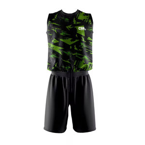 Tenue de volley-ball premium pour hommes avec maillot respirant et short assorti pour les entraînements d'équipe et les matchs. - Product Image 5