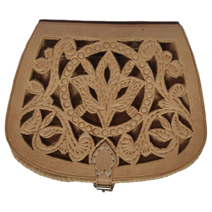 Elegante Bolso de Mano Vintage de Piel de Becerro Marrón de Primera Calidad para Mujer, con Diseño de Puntos, Cierre de Cremallera, Accesorio de Viaje de la Tienda Biyadina - Product Image 1