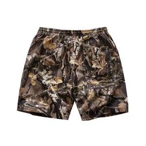 Short en maille à imprimé camouflage rétro personnalisé pour hommes 100% polyester Short décontracté de haute qualité de taille moyenne logo personnalisé - Product Image 2