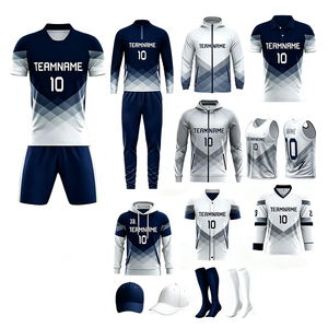Vêtements d'équipe de football sur mesure en gros, ensemble complet, nouvelle collection, vêtements de sport, kits d'entraînement de football en vente en ligne - Product Image 4