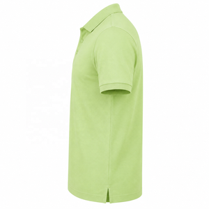 Custom <b>Men's</b> Light <b>Green</b> <b>Polo</b> <b>Shirt</b> 100% Cotton Pique Short Sleeve Golf <b>Polo</b> <b>Shirt</b> OEM ODM Private Label Casual <b>Polo</b> <b>Shirt</b> - Product Image 2