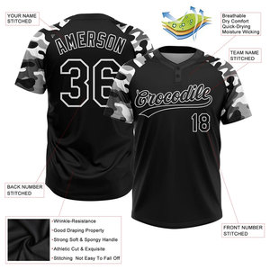 Camiseta de Béisbol Sublimada con Nombre y Número Personalizados, Camiseta de Softbol para Hombre, Poliéster que Absorbe la Humedad - Product Image 3