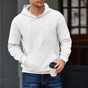 บริการ OEM ขายส่งเสื้อฮู้ดดี้ผู้ชายสำหรับฤดูหนาว ผ้าฝ้าย 100% ระบายอากาศได้ดี น้ำหนักเบา ปรับแต่งสี โลโก้ และขนาดได้ - Product Image 2