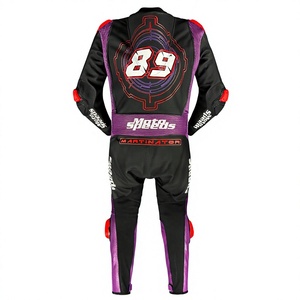 Traje de Carreras Jorge Martin MotoCP, Traje de Motociclista de Cuero de Vaca/Canguro Rucati, Mono de Cuero para Motociclismo, Nivel 2 CE Pro - Product Image 2