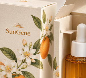 Carton à fond plat SunGene Cream Orange Blossom pour sérum - Product Image 4