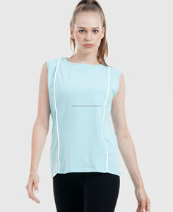 Débardeur court pour femme en tricot de qualité supérieure, col rond, streetwear, respirant, écologique, impression numérique sur le devant, 220g - Product Image 1