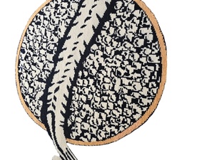 High vintage redondo turco Oushak persa Room Mat Blue Sky Blu Alfombra tejida a mano por artesanos para alfombras y juegos de área de golf - Product Image 5