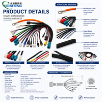 Kabel Kustom Pabrik OEM untuk Mesin Pertanian, Motor Skuter Listrik, Lift, Sepeda Motor, Mobil, dan Kabel Harness Trailer