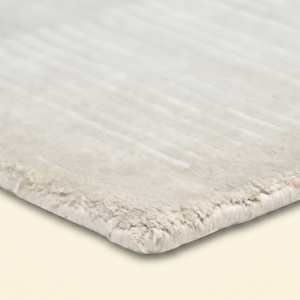 Alfombra DECORDEC de Lana Hecha a Mano, Color Blanco Marfil, Texturizada, Antideslizante, Ecológica, Moderna, con Patrón de Cuadrícula Sutil y Gruesa, para Sala de Estar y Dormitorio - Product Image 6