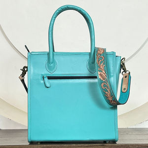 Nuevo Bolso Tote de Cuero Genuino Hecho a Mano, Elegante y Personalizado, de Alta Calidad para Mujer, con Asa de Pelo de Vaca, para Llevar al Hombro o Cruzado - Product Image 6