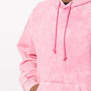 Sudadera con Capucha para Hombre, 100% Algodón Jersey, Corte Regular, Lavado Ácido, Bordado, Estampado con Diseño Artístico, Bolsillo, Estilo Urbano, Moda para Exteriores, ODM - Product Image 3