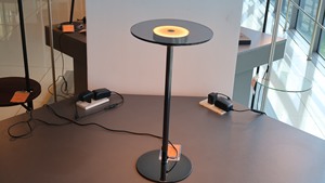 Home Decor Luxury Modern Iron Wireless LED <b>Night</b> <b>Light</b> Battery <b>USB</b> Rechargeable Flexible 3-Color Touch Control Adjustable Color - Product Image 2