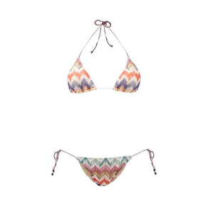 Conjunto de Bikini de 2 Piezas para Mujer, Diseño Personalizado, Elegante, Ecológico, de Spandex/Poliéster, Estampado, Sexy, Traje de Baño - Product Image 2