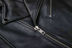 Gilet sans manches en cuir véritable pour homme, style motard, délavé, vêtement d'extérieur décontracté, fabricant OEM ODM en gros - Product Image 2