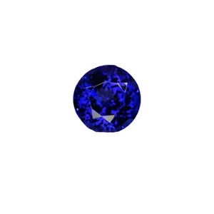 สีธรรมชาติด้านบนและที่มีคุณภาพสูงรอบรูปร่าง5.80กะรัต Tanzanite พลอยหลวมโดย Sadiya นานาชาติ - Product Image 1