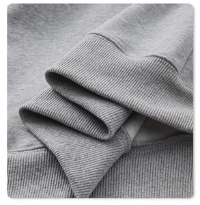 Sweat-shirt à capuche personnalisé pour homme, 100 % coton, 350 GSM, épais, à épaules tombantes, vierge, avec logo imprimé en flocage - Product Image 3