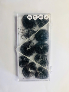 Extensiones de Pestañas Postizas Coreanas Hechas a Mano Personalizadas, Premontadas, Suaves, 6D 7D 8D 9D 10D, Volumen Completo, Fibra de 0.03 0.05 0.07 mm - Product Image 2