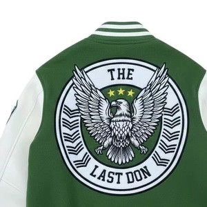 Chaqueta de Cuero Bordada para Mujer, Chaqueta de Motera de Cuero Genuino de Primera Calidad, Servicio de Muestras de Fábrica OEM ODM Disponible - Product Image 2
