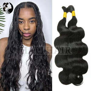 Vente chaude 100g En Vrac Hali Extensions Haute Qualité Vietnamien Remy Body Wave 8 Pouces Étiré Simple Dessiné Toutes Les Couleurs Teintes - Product Image 1
