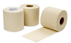 Papier toilette de luxe en pâte de bois, 2 plis, rouleau de papier toilette de bureau, fournisseur et fabricant de papier hygiénique de haute qualité - Product Image 3
