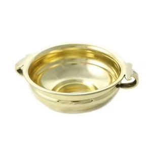 Cuenco Urli de Metal Pulido con Aspecto Antiguo, Estilo Elegante, Decoración Flotante para Diya en la Sala de Estar - Product Image 5