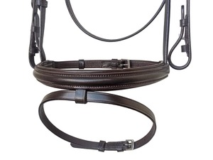 Produits équestres élégants, de qualité supérieure, doux et confortables, collier de tête réglable, bride rembourrée pour chevaux, fabricant et grossiste. - Product Image 3