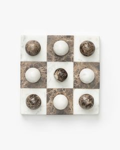 Wholesale Price Handmade <b>Marble</b> Strategy Game Board Premium Stone Tic Tac Toe Decor <b>Set</b> for Modern <b>Coffee</b> <b>Table</b> Display Luxury - Product Image 2