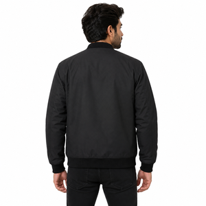 Custom Men's Bomber <b>Jacket</b> Wholesale Custom Lightweight Zip Up Windproof Outerwear OEM ODM Private Label Men's <b>Jackets</b> Supplier - Product Image 2