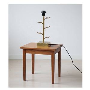 Lampe de table sculpturale en forme de branche, sans abat-jour, en aluminium, lampe de bureau, lampe de chevet, lampe de table à thème nautique, décoration - Product Image 1