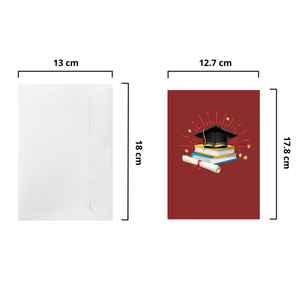 Carte de vœux 3D personnalisée pour les réalisations académiques, vente en gros, fabrication artisanale, fabricant vietnamien, carte de vœux 3D - Product Image 2