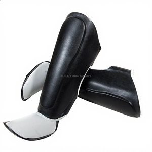 Protections de tibia et coussinets d'entraînement Muay Thai en cuir PU pour la protection MMA et de boxe - Product Image 3
