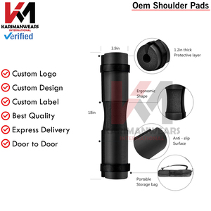 Weight Training <b>Barbell</b> Pad Men Women Gym Squat Shoulder Foam Cushion Comfort OEM Supplier - Product Image 3