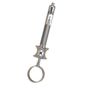 Seringue dentaire en acier inoxydable de base, finition polie, légère, certifiée CE, personnalisable avec logo couleur, pour usage chirurgical dentaire - Product Image 2