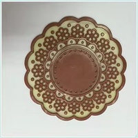 Sous-verres en silicone souple antidérapants et isolants thermiques, personnalisés en usine, style moderne et simple, tapis de table en PVC, tapis de tasse