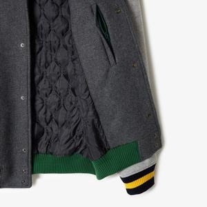 NOUVEAU 2025 Veste universitaire en laine personnalisée de haute qualité Streetwear de créateurs Veste universitaire en laine surdimensionnée de printemps pour hommes - Product Image 6