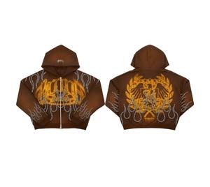 Sudadera con Capucha Personalizada con Serigrafía, Sudadera con Capucha Unisex con Cierre Completo, Sudadera con Capucha de Algodón Personalizada con Cierre Completo - Product Image 5