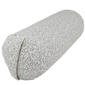 Coussin de yoga cylindrique en coton pour la méditation, support de yoga réparateur avec housse amovible et lavable - Product Image 2