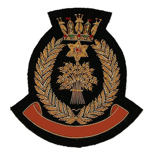 Classic Hand Embroidery Badges High Quality Custom Embroidered Appliques with OEM Service Factory Direct Manufacturing Support - Product Image 4