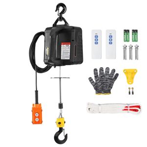 Argano Elettrico Portatile 3-in-1 da 1500W con Capacità di Sollevamento di 5000kg, Altezza di Sollevamento di 6,9m e Velocità di 13ft/min - Product Image 1