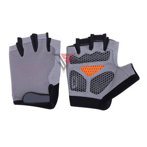 Gants de cyclisme demi-doigts respirants et antidérapants pour hommes, gants de vélo pour sports de plein air, en tissu polyester - Product Image 5