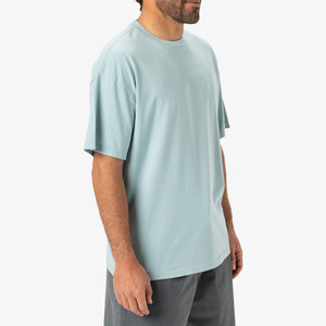 Wholesale High Quality Heavyweight Cotton <b>Plain</b> T Shirts Boxy Fit Tee Shirt Custom Logo Mens <b>Tshirts</b> Blanks Oversized T-shirts - Product Image 4