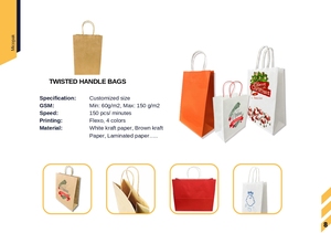 ถุงใส่อาหารแบบย่อยสลายได้ถุงคราฟท์ผงถ่านไม้5kgs 2-20กก. สีน้ำตาลธรรมชาติ - Product Image 6