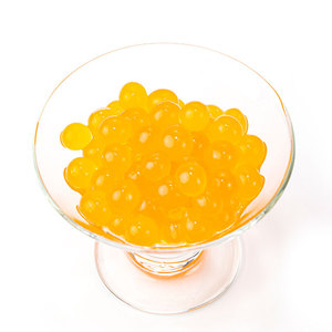 Perles de boba éclatantes saveur fruit de la passion 3,4 kg en gros de Taïwan – Billes de jus fruitées pour topping de bubble tea et milk tea – Fournitures pour magasins - Product Image 2