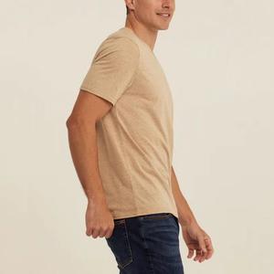 Camisetas Casuales de Cuello en V para Hombre, Corte Ajustado, Transpirables, 100% Algodón, Manga Corta, Lisas para Impresión Digital, Secado Rápido, Ecológicas, 210g - Product Image 4