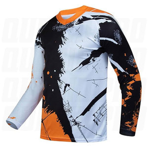 Maillot de motocross personnalisé pour femme, idéal pour le BMX, le MX, le VTT, la moto tout-terrain, la course, la moto de cross, la moto de montagne, à manches longues - Product Image 2