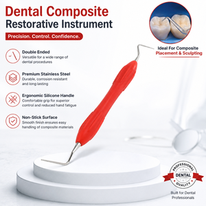 LM Arte Heat Plugger Carrier Composite Modeling Instrument <b>Silicone</b> Handle Dental Restorative Filling <b>Tool</b> Reusable - Product Image 2