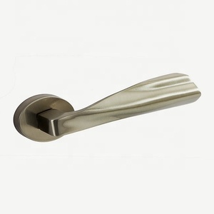 <b>Antique</b> <b>Brass</b> Lever <b>Door</b> Handle Durable Furniture Hardware Passege Privacy Lock Modern Design Matte Finished Home Office Hotel - Product Image 3